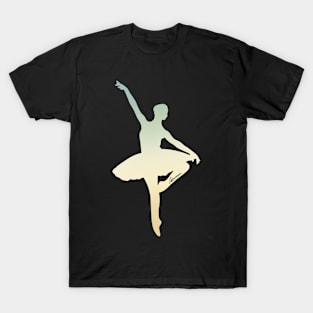 Classical Dancer Green Tones T-Shirt